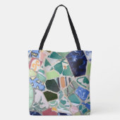 Park Guell-mozaïeken Tote Bag (Achterkant)