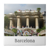 Park Guell Tile Tegeltje (Voorkant)