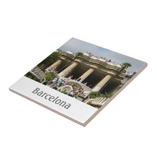 Park Guell Tile Tegeltje (Zijkant)