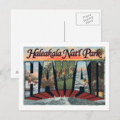 Park Haleakala Nat'l, Hawaii Briefkaart (Voorkant / Achterkant)