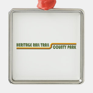 Park Heritage Rail Trail Metalen Ornament