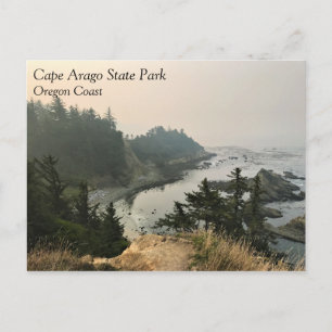 Park Kaap Arago, kust van Oregon Briefkaart
