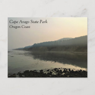 Park Kaap Arago, kust van Oregon Briefkaart
