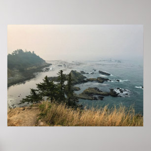 Park Kaap Arago, kust van Oregon Poster