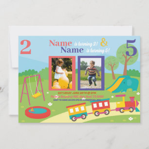 Park Kids Verjaardag Meisjes Jongens Alle Leeftijd Kaart