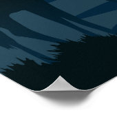 park Kruger Minimale Reiskunst Poster (Hoek)