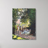 Park Monceau Monet Fine Impressionisme Art Canvas Afdruk (Voorkant)