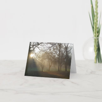 Park" Notecard het "van de winter Kaart