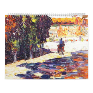 Park of St. Cloud with horseman Wassily Kandinsky Kalender
