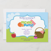 Park Picnic Party Kaart (Voorkant)