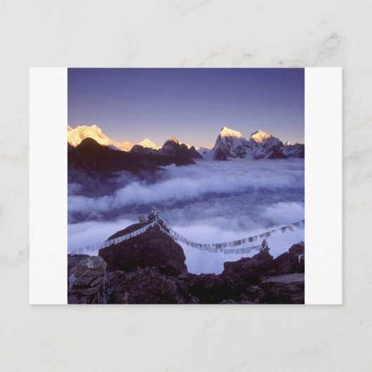 Park Prayer Flags op Everest Nepal Briefkaart (Voorkant)
