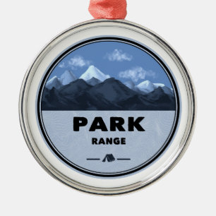 Park Range Colorado Camping Metalen Ornament