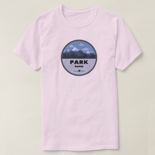 Park Range Colorado Camping T-shirt (Design voorkant)