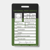 Park Ranger Badge (Back)