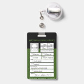 Park Ranger Badge (Back with Retractable)