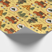 Park Ranger Beer Pattern Cadeaupapier (Hoek)
