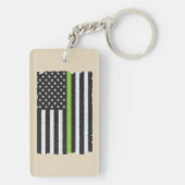 Park Ranger Flag Sleutelhanger (achterkant)