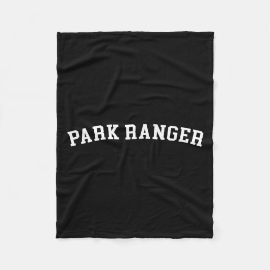 Park Ranger Fleece Deken (Voorkant)