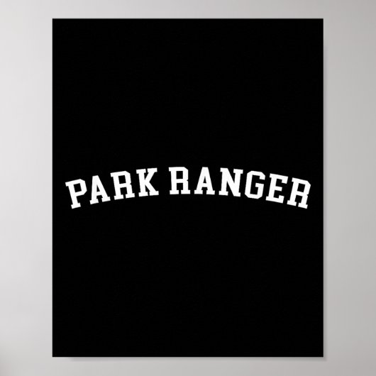 Park Ranger Poster (Voorkant)