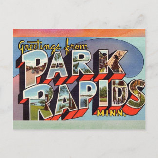 Park Rapids Minnesota Vintage Briefkaart