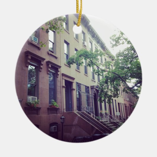 Park Slope Keramisch Ornament (Voorkant)