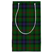 Park tartan green blue plaid klein cadeauzakje (Voorkant)