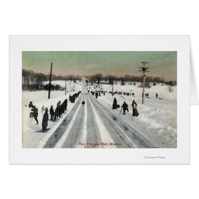 Park Toboggan Slide ViewMontreal, Canada (Voorkant Horizontaal)