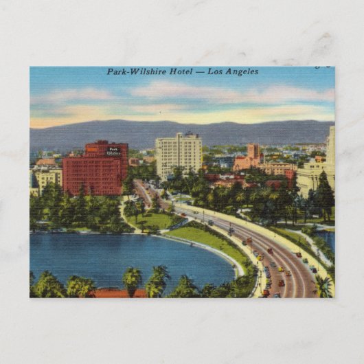 Park-Wilshire Hotel, Los Angeles Briefkaart (Voorkant)