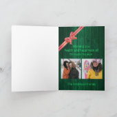 Parka Posse Barn Bois Carte de Noël Rustique (Intérieur)
