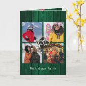 Parka Posse Barn en bois rustique pour la carte de (Fleur jaune)