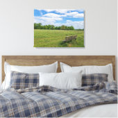 Parkbank uitzicht canvas print (Insitu (Slaapkamer))