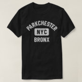 Parkchester Bron NYC Gym Style Distressed White Pr T-shirt (Design voorkant)