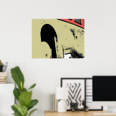 Parkeer de deur naar nergens poster (Thuiskantoor)