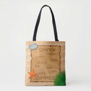 Parkeer op zand Achtergrond - Canvas tas