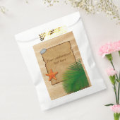 Parkeer op zand Achtergrond - Favor Bag Bedankzakje (Gezegeld)