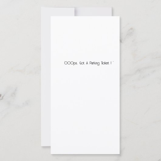 parkeerbon (Achterkant)