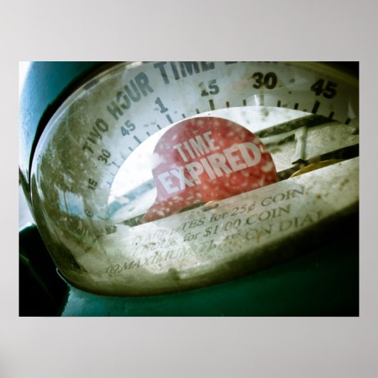 Parkeermeter 01 Poster (Voorkant)