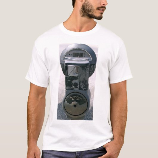 Parkeermeter  t-shirt (Voorkant)
