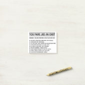 Parkeeropmerking Post-it® Notes (Op bureau)