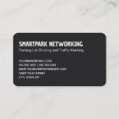 Parkeerplaats Striping Visitekaartje (Achterkant)