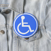 PARKEERZONE VOOR WEELSTOEL RONDE BUTTON 4,0 CM (In situ)