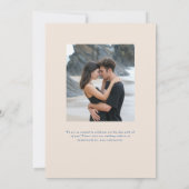 Parker 2 Foto Bruiloft Save the Date (Achterkant)