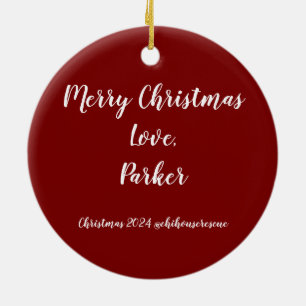 Parker Christmas Ornament 2024