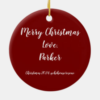 Parker Christmas Ornament 2024