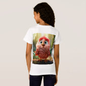 Parker - De rode kardinaal chick T-shirt (Achterkant volledig)
