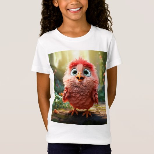 Parker - De rode kardinaal chick T-shirt (Voorkant)