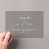 Parker Formal Landscape Wedding Invitation (In situ (ordinateur de poche))
