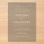 Parker Formal Tinté Faire-part de mariage (Recto)