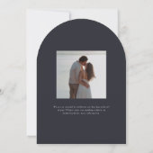 Parker Monogram bruiloft uitnodiging (Achterkant)