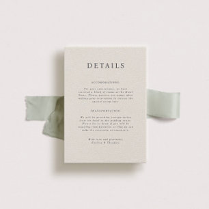 Parker Portait Trouwgegevens Kaart